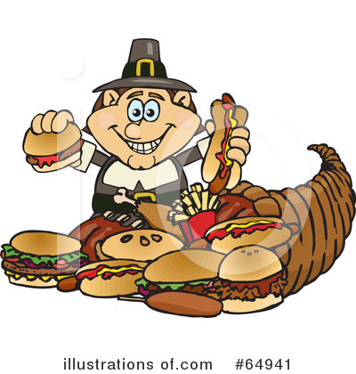 Royalty-Free (RF) Thanksgiving Clipart Illustration by Dennis Holmes Designs - Stock Sample #64941