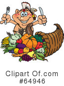 Thanksgiving Clipart #64946 by Dennis Holmes Designs