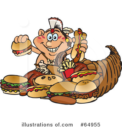 Royalty-Free (RF) Thanksgiving Clipart Illustration by Dennis Holmes Designs - Stock Sample #64955