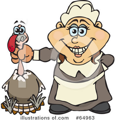 Royalty-Free (RF) Thanksgiving Clipart Illustration by Dennis Holmes Designs - Stock Sample #64963