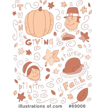 Royalty-Free (RF) Thanksgiving Clipart Illustration by Cory Thoman - Stock Sample #69006