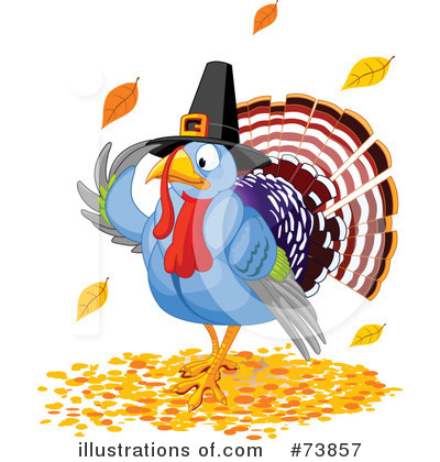 Royalty-Free (RF) Thanksgiving Clipart Illustration by Pushkin - Stock Sample #73857