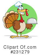 Thanksgiving Turkey Clipart #231279 by Hit Toon