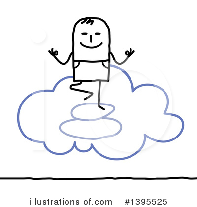 Meditating Clipart #1395525 by NL shop