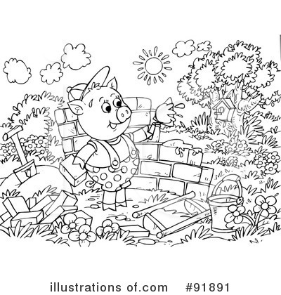 Coloring Page Clipart #91891 by Alex Bannykh