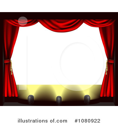 Curtains Clipart #1080922 by AtStockIllustration