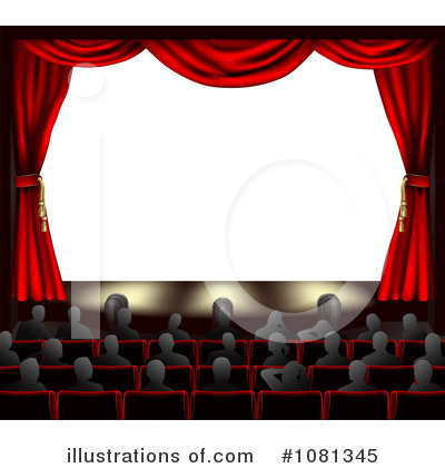 Curtains Clipart #1081345 by AtStockIllustration