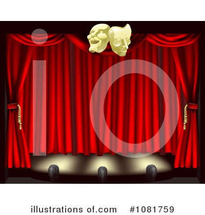 Royalty-Free (RF) Theater Clipart Illustration by AtStockIllustration - Stock Sample #1081759