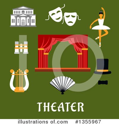 Royalty-Free (RF) Theater Clipart Illustration by Vector Tradition SM - Stock Sample #1355967