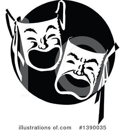 Mask Clipart #1390035 by Prawny Vintage