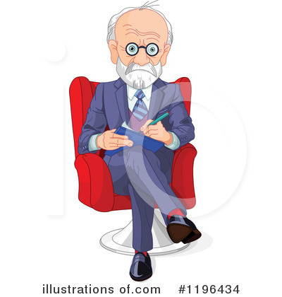 Royalty-Free (RF) Therapist Clipart Illustration by Pushkin - Stock Sample #1196434