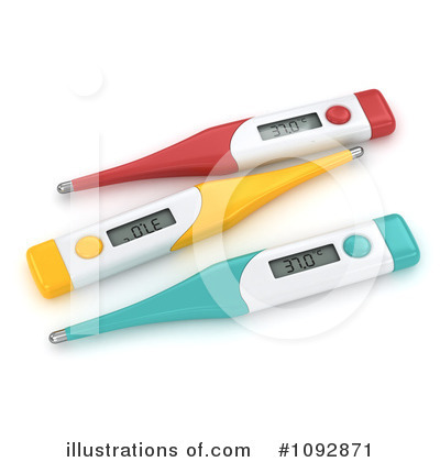 Royalty-Free (RF) Thermometer Clipart Illustration by BNP Design Studio - Stock Sample #1092871