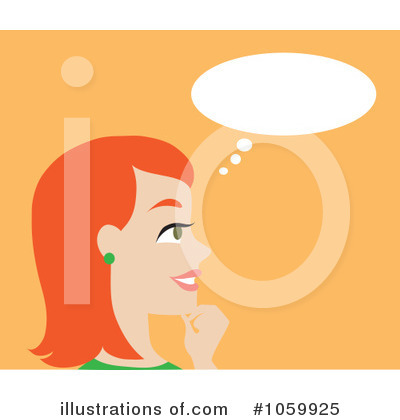 Royalty-Free (RF) Thinking Clipart Illustration by Rosie Piter - Stock Sample #1059925