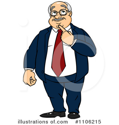 Royalty-Free (RF) Thinking Clipart Illustration by Cartoon Solutions - Stock Sample #1106215