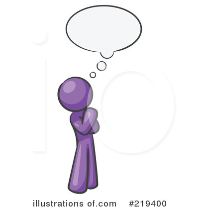 Royalty-Free (RF) Thinking Clipart Illustration by Leo Blanchette - Stock Sample #219400