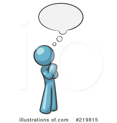 Royalty-Free (RF) Thinking Clipart Illustration by Leo Blanchette - Stock Sample #219815