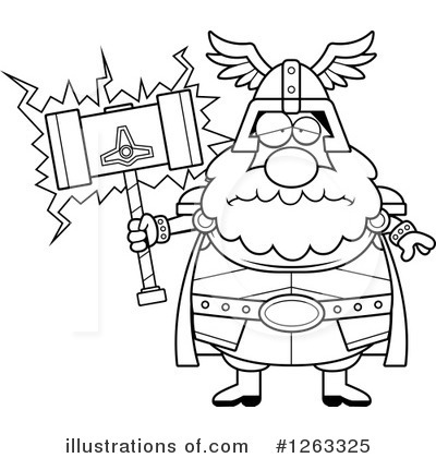 Thor Clipart #1263325 by Cory Thoman