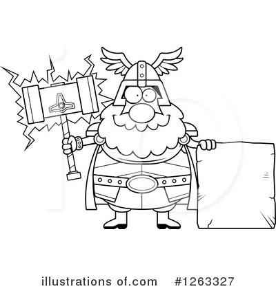 Royalty-Free (RF) Thor Clipart Illustration by Cory Thoman - Stock Sample #1263327