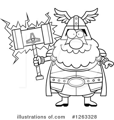 Royalty-Free (RF) Thor Clipart Illustration by Cory Thoman - Stock Sample #1263328