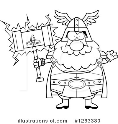 Royalty-Free (RF) Thor Clipart Illustration by Cory Thoman - Stock Sample #1263330