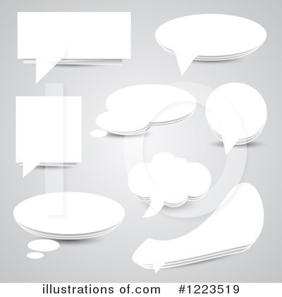 Royalty-Free (RF) Thought Balloon Clipart Illustration by vectorace - Stock Sample #1223519