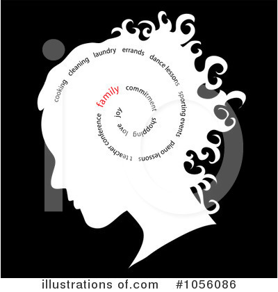 Head Clipart #1056086 by Pams Clipart