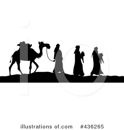 Royalty-Free (RF) Three Wise Men Clipart Illustration by Pams Clipart - Stock Sample #436265