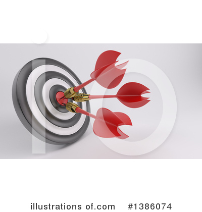 Darts Clipart #1386074 by KJ Pargeter