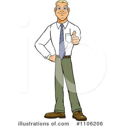 Royalty-Free (RF) Thumb Up Clipart Illustration by Cartoon Solutions - Stock Sample #1106206