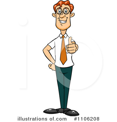 Royalty-Free (RF) Thumb Up Clipart Illustration by Cartoon Solutions - Stock Sample #1106208