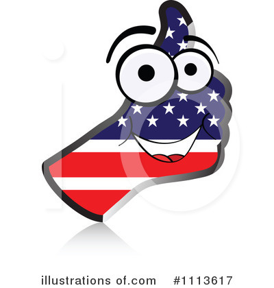 American Flag Clipart #1113617 by Andrei Marincas