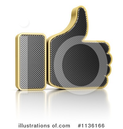 Royalty-Free (RF) Thumb Up Clipart Illustration by stockillustrations - Stock Sample #1136166