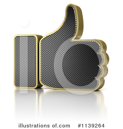 Royalty-Free (RF) Thumb Up Clipart Illustration by stockillustrations - Stock Sample #1139264