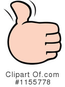 Thumb Up Clipart #1155778 by Johnny Sajem
