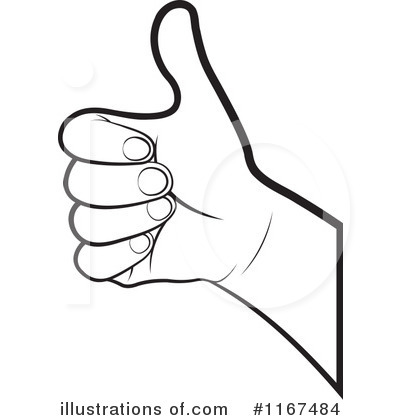Thumb Up Clipart #1167484 by Lal Perera