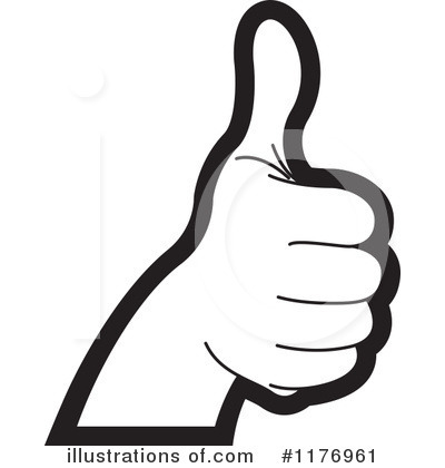 Royalty-Free (RF) Thumb Up Clipart Illustration by Lal Perera - Stock Sample #1176961