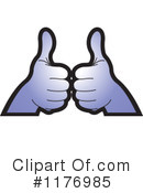 Thumb Up Clipart #1176985 by Lal Perera