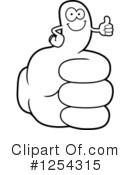 Thumb Up Clipart #1254315 by Cory Thoman