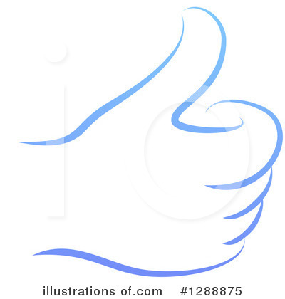 Royalty-Free (RF) Thumb Up Clipart Illustration by AtStockIllustration - Stock Sample #1288875
