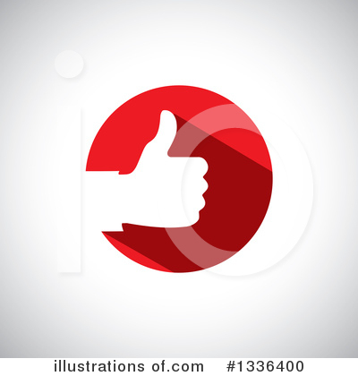 Royalty-Free (RF) Thumb Up Clipart Illustration by ColorMagic - Stock Sample #1336400
