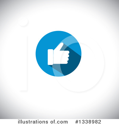 Royalty-Free (RF) Thumb Up Clipart Illustration by ColorMagic - Stock Sample #1338982