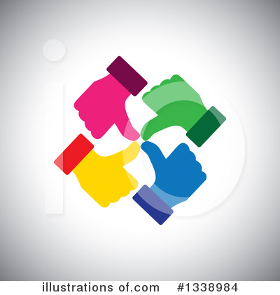 Royalty-Free (RF) Thumb Up Clipart Illustration by ColorMagic - Stock Sample #1338984
