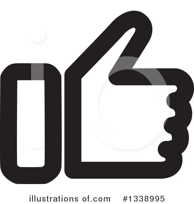 Royalty-Free (RF) Thumb Up Clipart Illustration by ColorMagic - Stock Sample #1338995