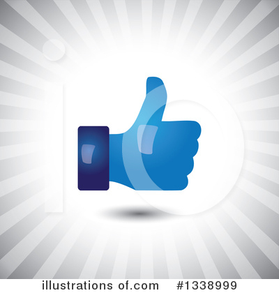 Royalty-Free (RF) Thumb Up Clipart Illustration by ColorMagic - Stock Sample #1338999