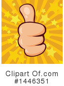 Thumb Up Clipart #1446351 by Hit Toon