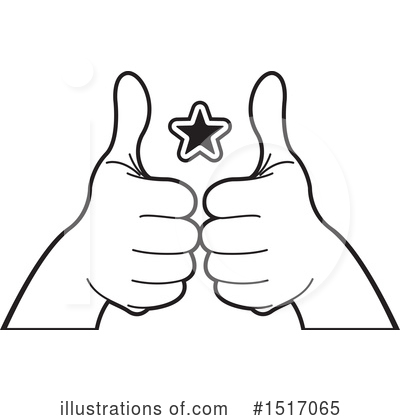 Thumb Up Clipart #1517065 by Lal Perera