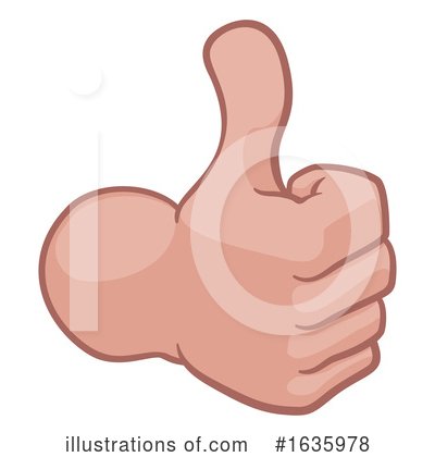Royalty-Free (RF) Thumb Up Clipart Illustration by AtStockIllustration - Stock Sample #1635978