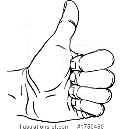 Royalty-Free (RF) Thumb Up Clipart Illustration by AtStockIllustration - Stock Sample #1750460