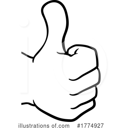 Royalty-Free (RF) Thumb Up Clipart Illustration by AtStockIllustration - Stock Sample #1774927