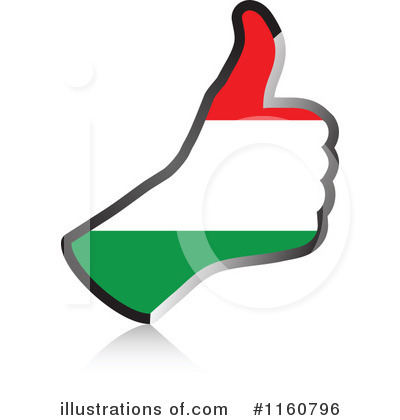 Royalty-Free (RF) Thumb Up Flag Clipart Illustration by Andrei Marincas - Stock Sample #1160796